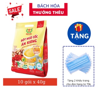 Bột ngũ cốc ăn kiêng Việt Đài bịch 400g 10 gói x 40g