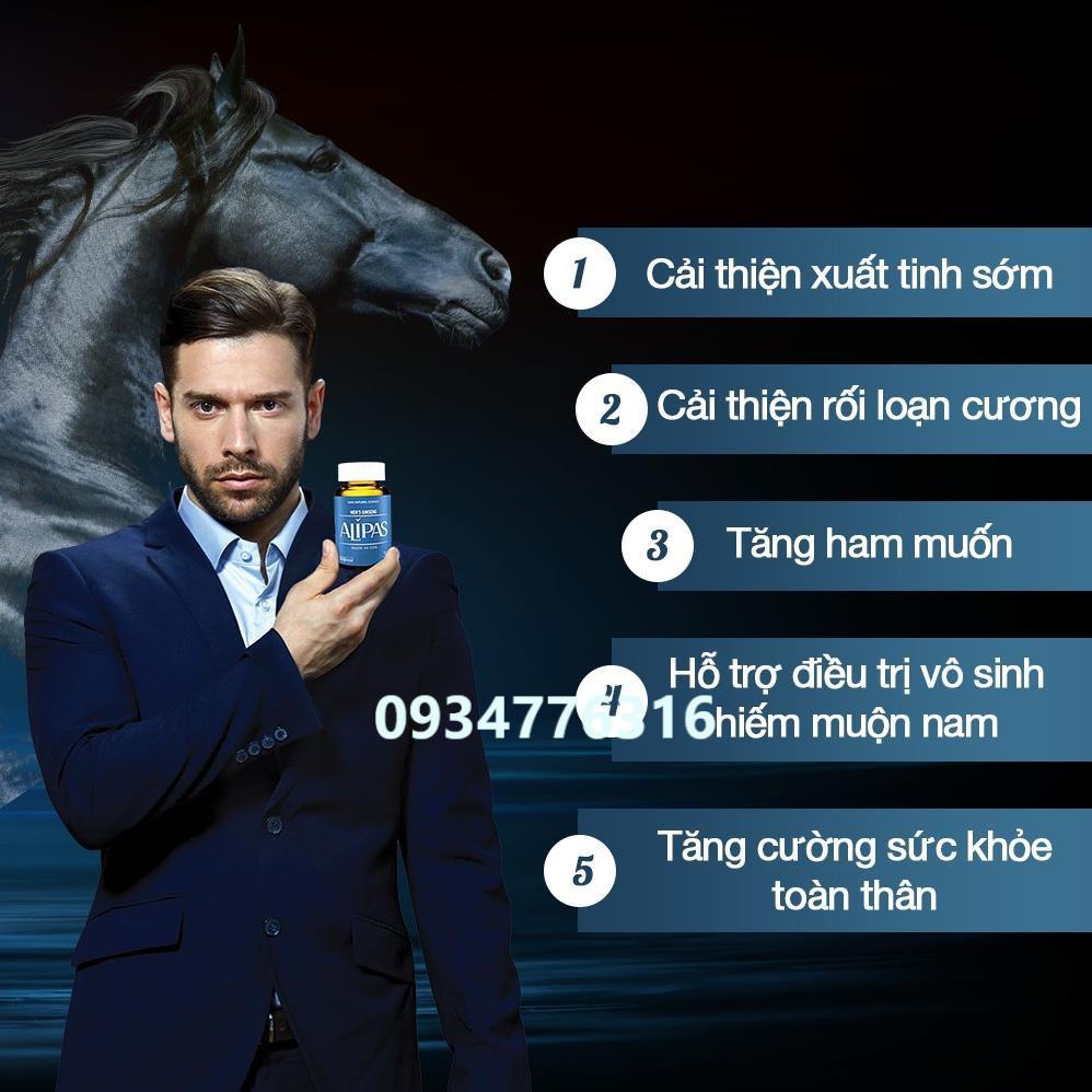 Viên uống ALIPAS tăng cường sinh lý nam (30 viên)