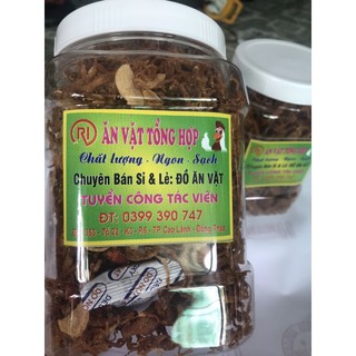 Khô heo cháy tỏi 500g