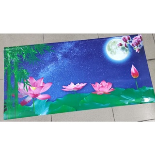 Tranh phông nền dán hồ cá, bể thủy sinh, tranh dán tường 3d