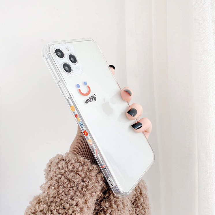 Ốp lưng iphone Emoji happy in viền trong chống ố 6/6plus/6s/6splus/7/7plus/8/8plus/x/xr/xs/11/12/13/pro/max/plus/promax | BigBuy360 - bigbuy360.vn