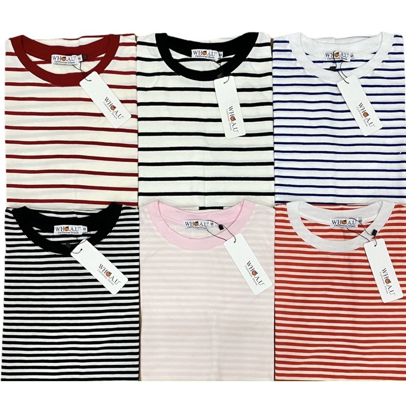 ÁO THUN SỌC TAY NGẮN