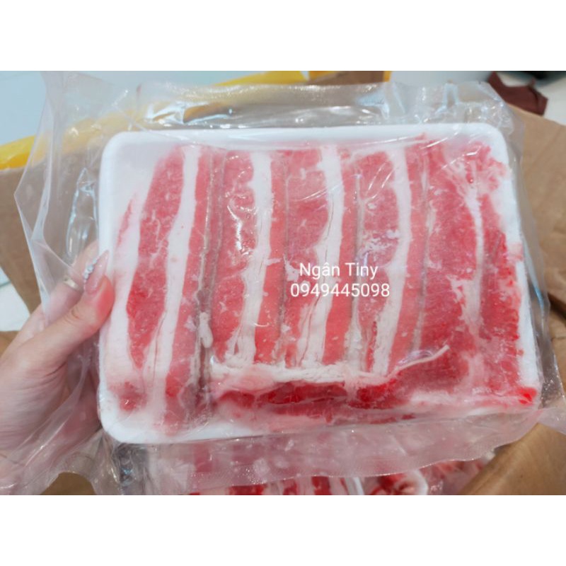 Ba Chỉ Bò Mỹ ( Hàng chuẩn ) Khay 500gram | BigBuy360 - bigbuy360.vn