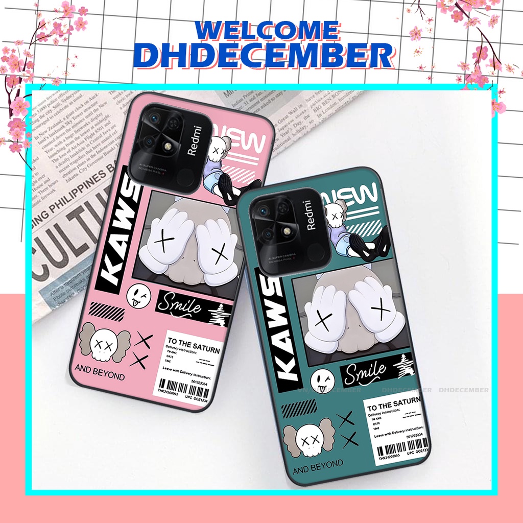 Ốp lưng Xiaomi REDMI 10C in hình gấu K@ws, gấu nâu, dor@emon RẺ- ĐẸP- BỀN