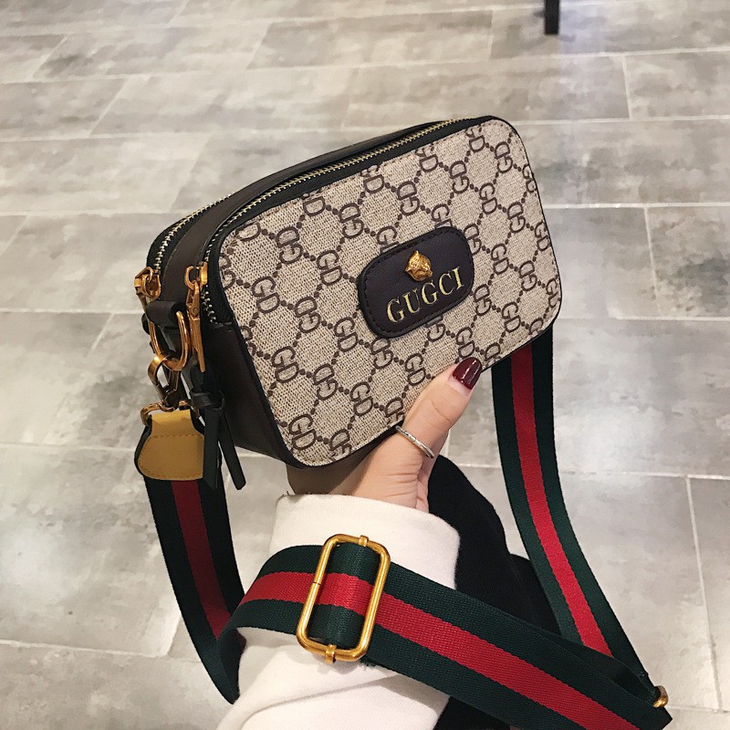 Túi đeo chéo trang trí đầu động vật thanh lịch thời trang dành cho nữ