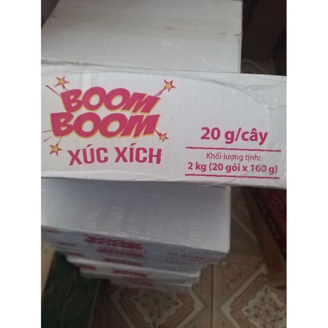 1 thùng Xúc xích boom boom loại 20g