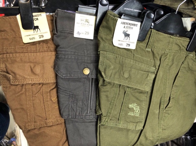 QUẦN KAKI DÀI TÚI HÔP SIZE 29-36