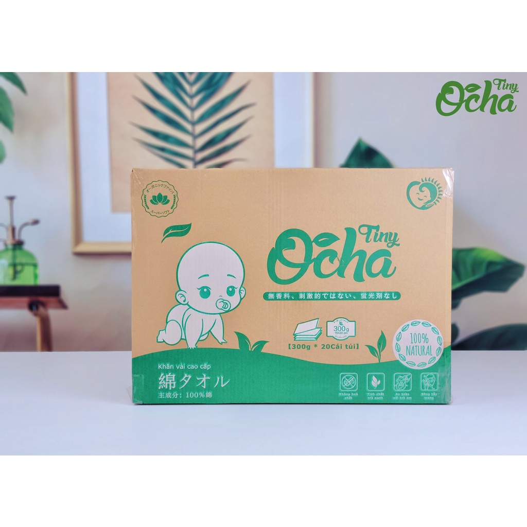 Khăn vải cao cấp Tiny Ocha gói 300g