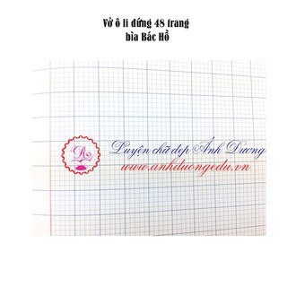 Vở ô ly đứng - 4 ly (80 trang) bìa ivory