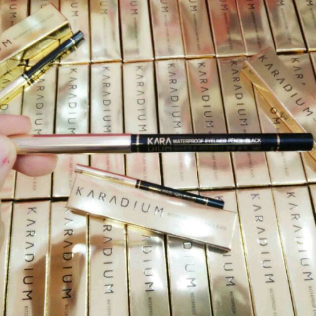 BÚT SÁP KẺ MẮT KARADIUM WATERPROOF EYELINER PENCIL BLACK