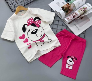 Combo 7 bộ ngố bé gái