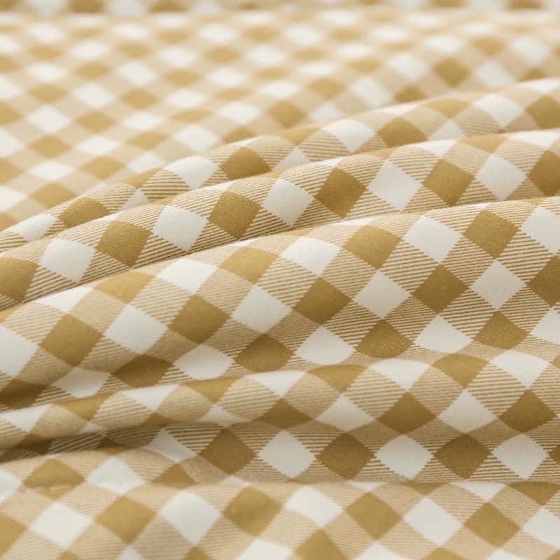 Bộ chăn ga và vỏ gối Mùa Decor - Cotton tc chăn chần nâu be | BigBuy360 - bigbuy360.vn