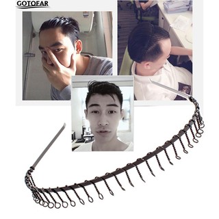 Set 2 chiếc cài tóc bằng kim loại có răng cài cố định cho nam nữ