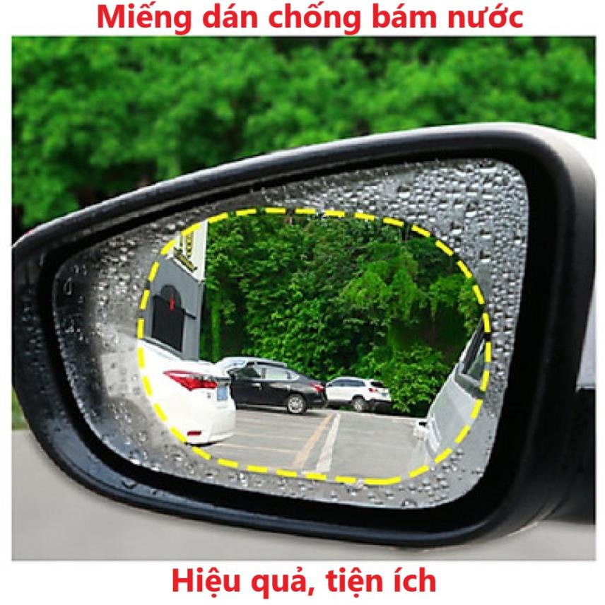 Bộ 02 Miếng dán chống bám nước gương chiếu hậu Xe hơi , xe Ô tô , Gương xe máy (Hàng cao cấp) - HS Shop Thủ Đức