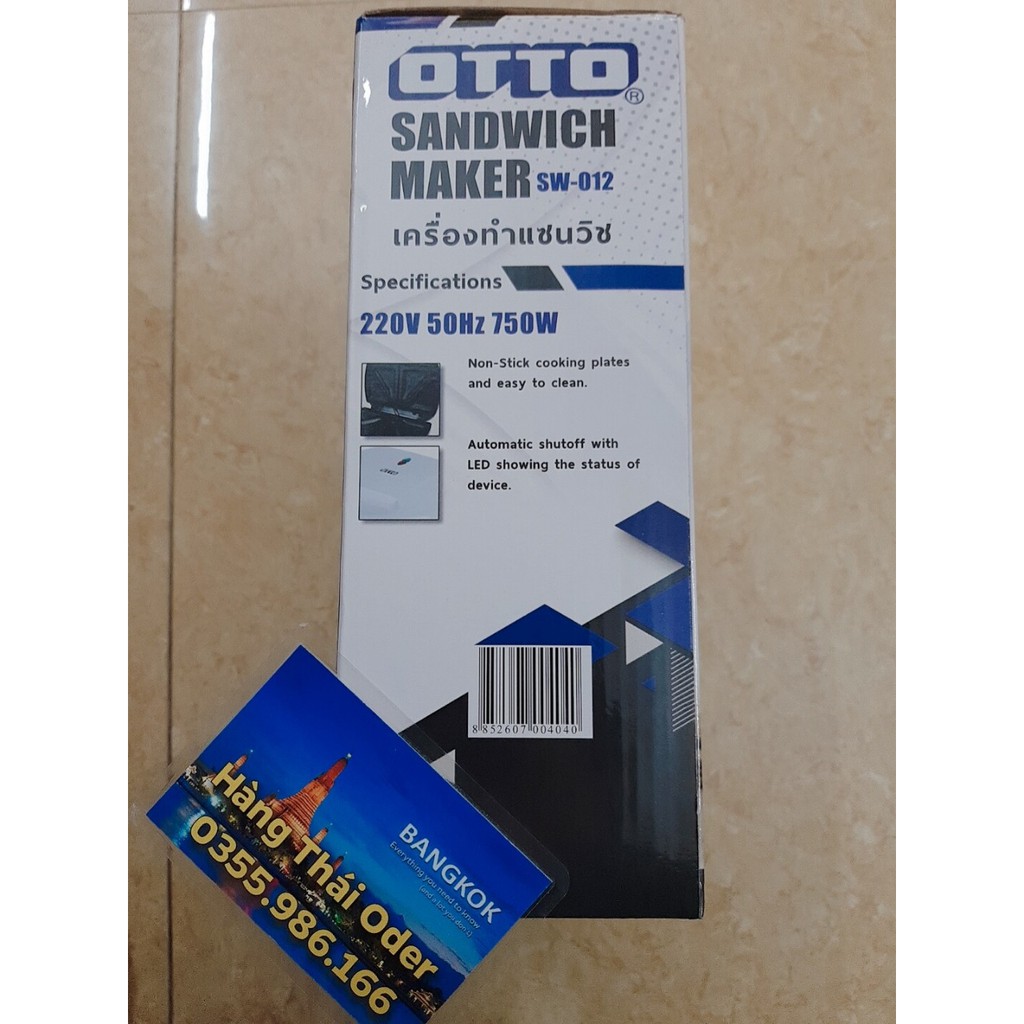 Máy nướng bánh mì⚡HÀNG LOẠI 1⚡ máy nướng bánh mì OTTO Thái Lan 4in1 đa năng