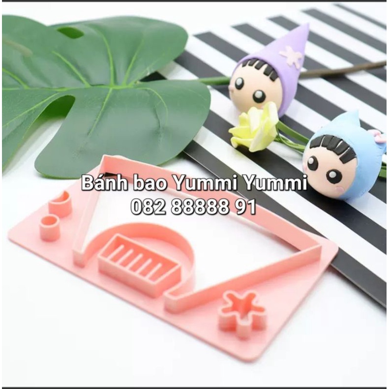 Tổng hợp khuôn nhựa làm bánh bao / fondant tạo hình