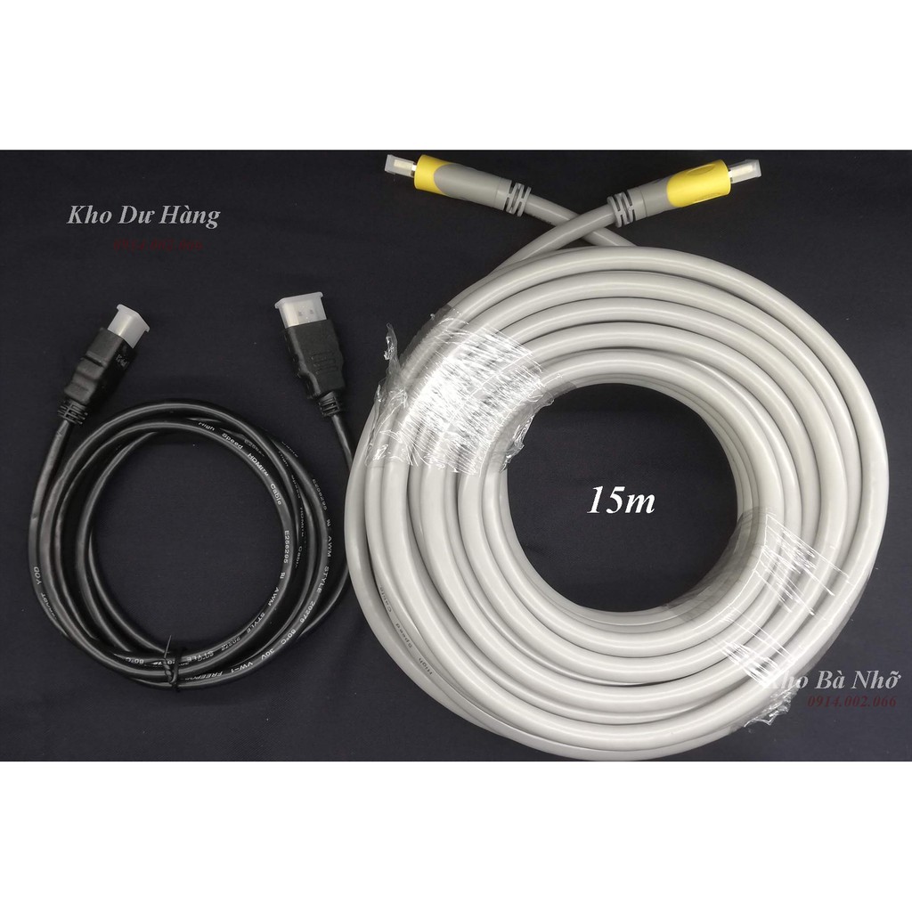 (15mét) Dây cáp HDMI Arigato cao cấp. Hỗ trợ hình ảnh độ phân giải cao 4K*2K, HD, full HD 1080p, 3D, Bluray