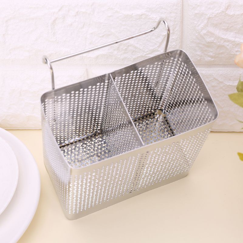 Rổ đựng đũa muỗng bằng thép không gỉ tiện lợi