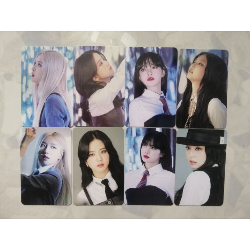 Set card ảnh unoff BLACKPINK Jisoo, Jennie, Rose, Lisa - concert The Show Live