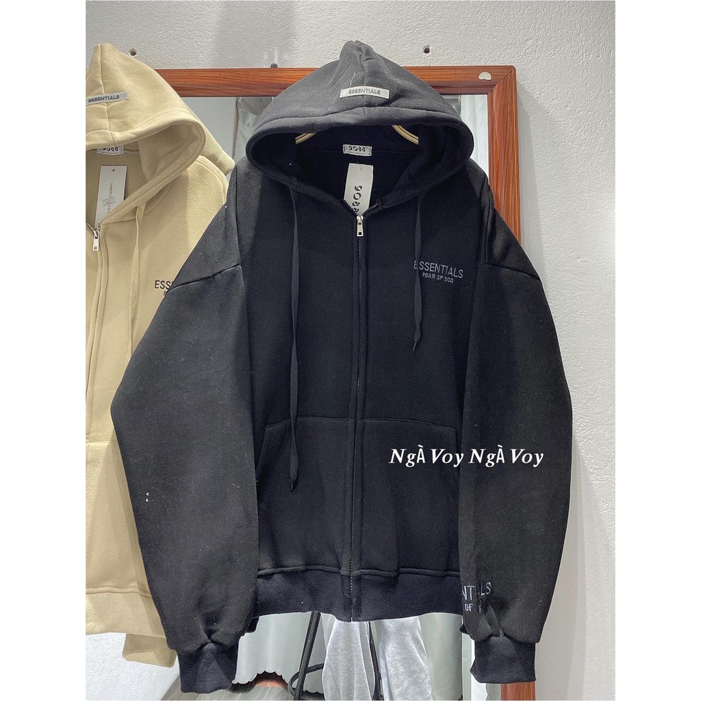 ÁO HOODIE ZIP CHỮ ESSEN FORM TO CHẤT ĐẸP | BigBuy360 - bigbuy360.vn