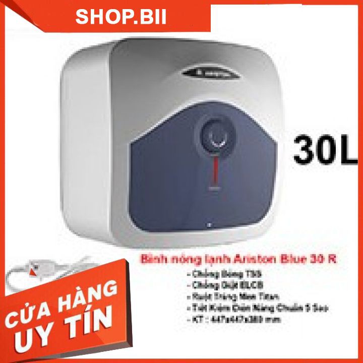 Bình Nóng Lạnh Ariston Blu 30R Hàng Chính Hãng Bảo Hành Toàn Quốc 8 Năm Tại Nhà. Có Hỗ Trợ Lắp Đặt Tại Hà Nội.