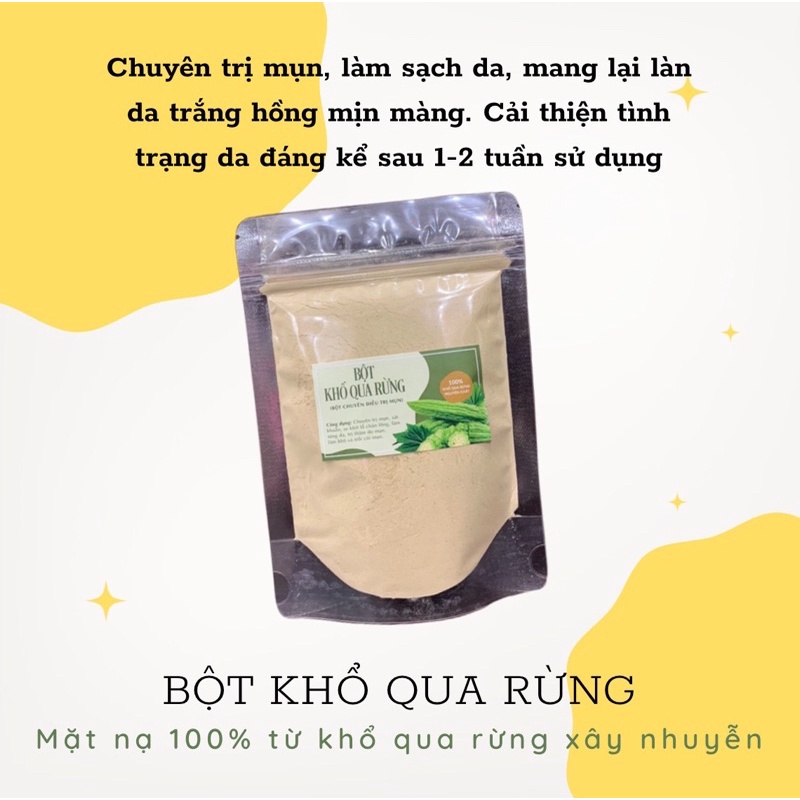 Combo bột trà xanh &amp; khổ qua