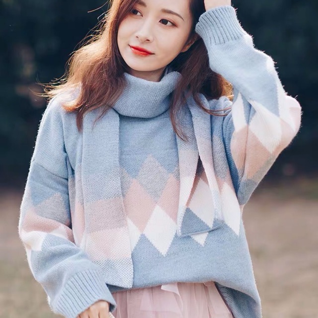 Áo len lông thỏ