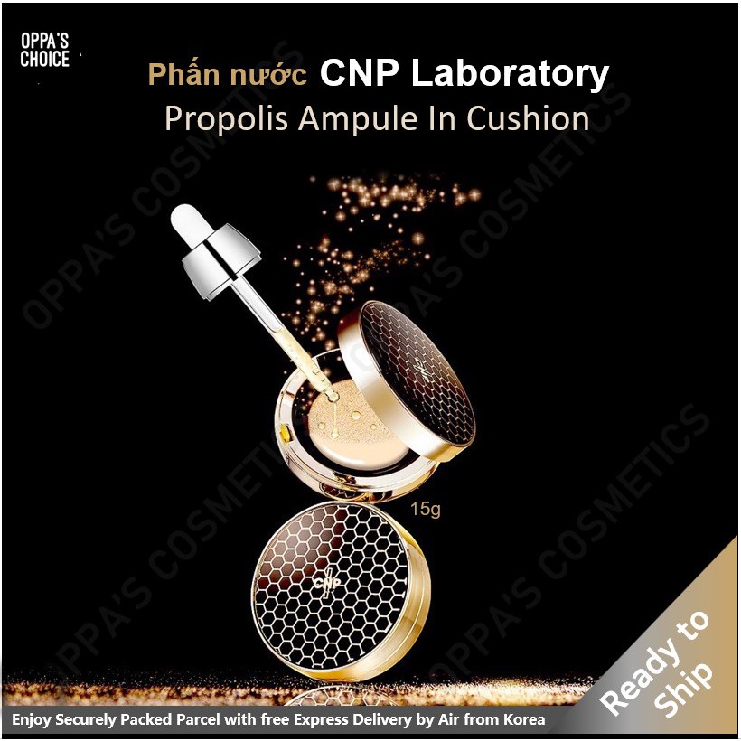 Phấn nước tinh chất keo ong CNP Laboratory Propolis Ampule In Cushion 15g