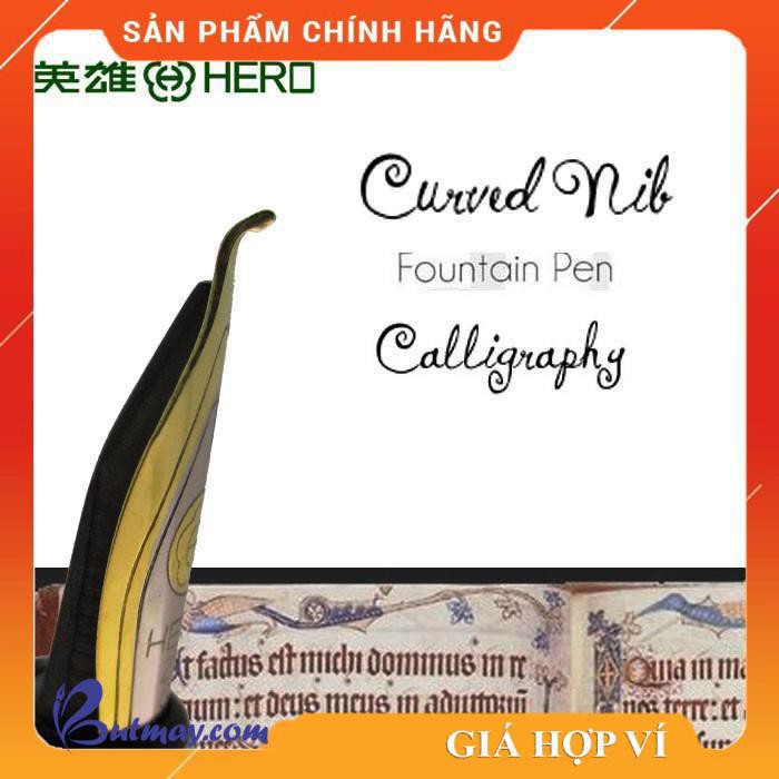 [Mã LIFE03 giảm 10% cho đơn hàng từ 500k] Bút máy Hero 91 Curved nib (Ngòi cong) [Sao Khue Pens - butmay.com]