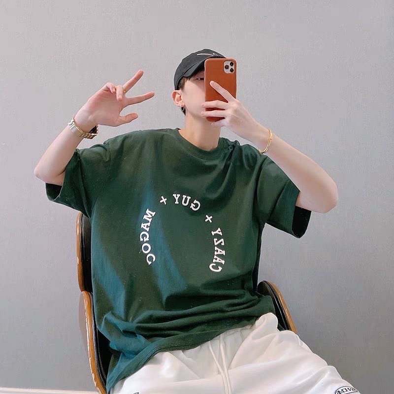 ÁO THUN TAY LỠ COTTON CAAZY FORM UNISEX NAM NỮ (kèm ảnh thật)