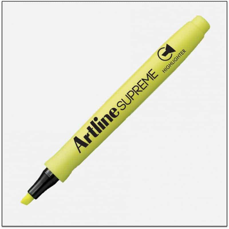 Bút đánh dấu Artline Supreme EPF-600 - Màu vàng dạ quang (Fl. Yellow)