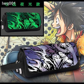 💥hộp bút chì anime💥 hộp bút dạ quang in hình one piece merchandise luffy hai cỡ lớn tiện dụng cho học sinh