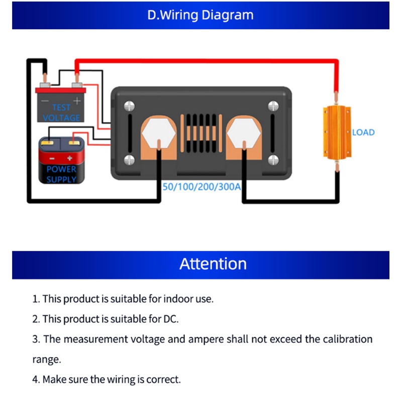 (Giảm Mạnh) Bộ Thiết Bị Kiểm Tra Pin 0-300V