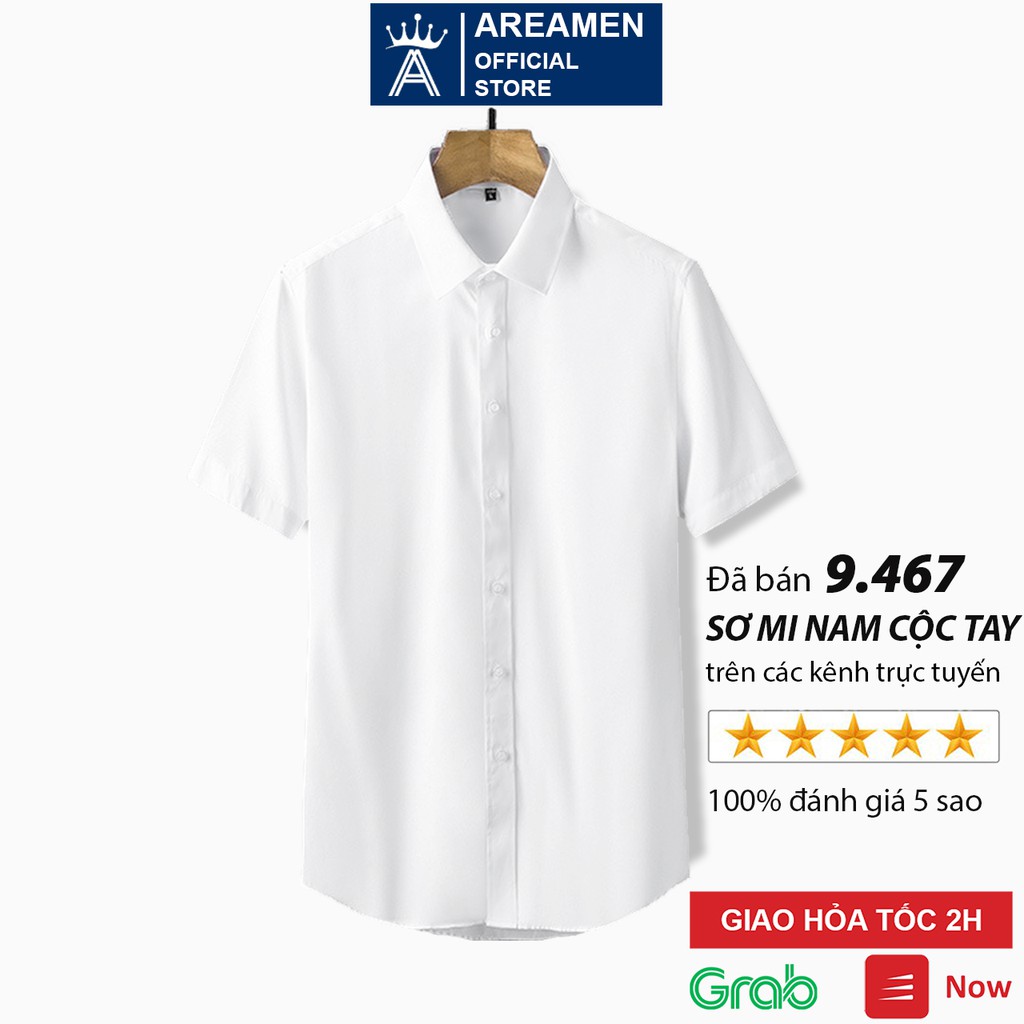 Áo sơ mi tay lỡ nam cao cấp Hamino thời trang Hàn Quốc chất vải lụa mềm form rộng Hàn Quốc F | BigBuy360 - bigbuy360.vn