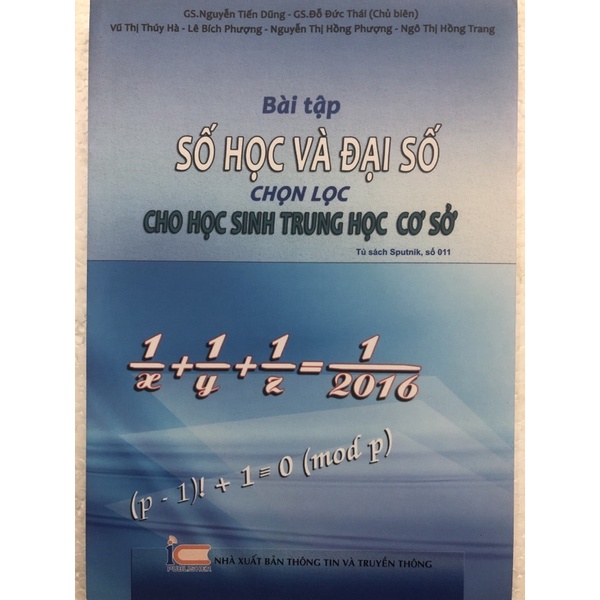 Sách - Bài tập Số học và đại số chọn lọc cho học sinh trung học cơ sở