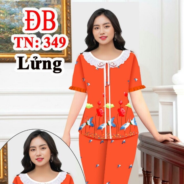 Set lụa dài tiểu thư
