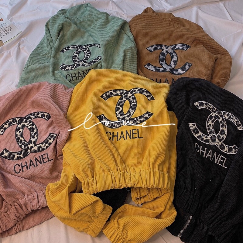 Áo khoác bigsize nhung gân có logo siêu đẹp 55-85kg