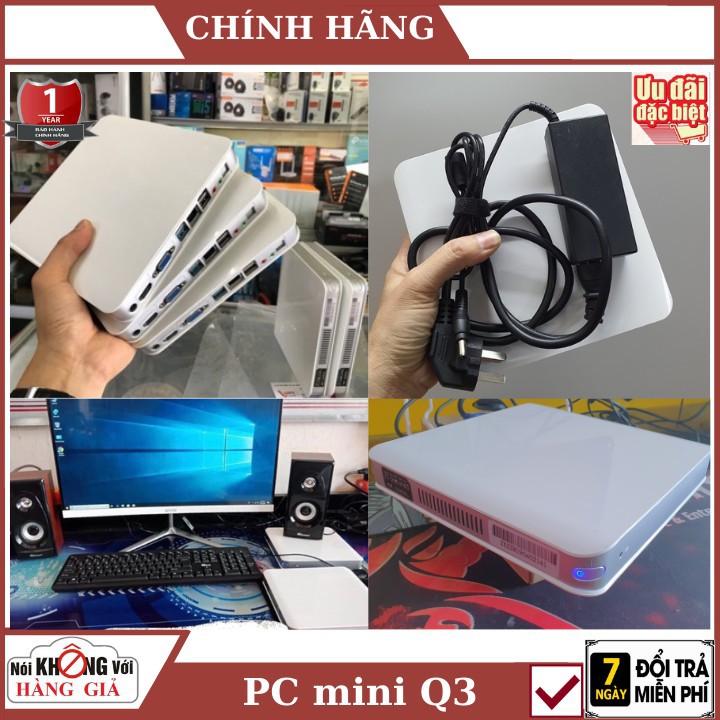 PC Mini Q3 Nhỏ Gọn- Mạnh Mẽ THẾ HỆ 4 N2940, N2930 RAM 4Gb SSD 120Gb - Bảo hành 12 tháng -  , pc gaming