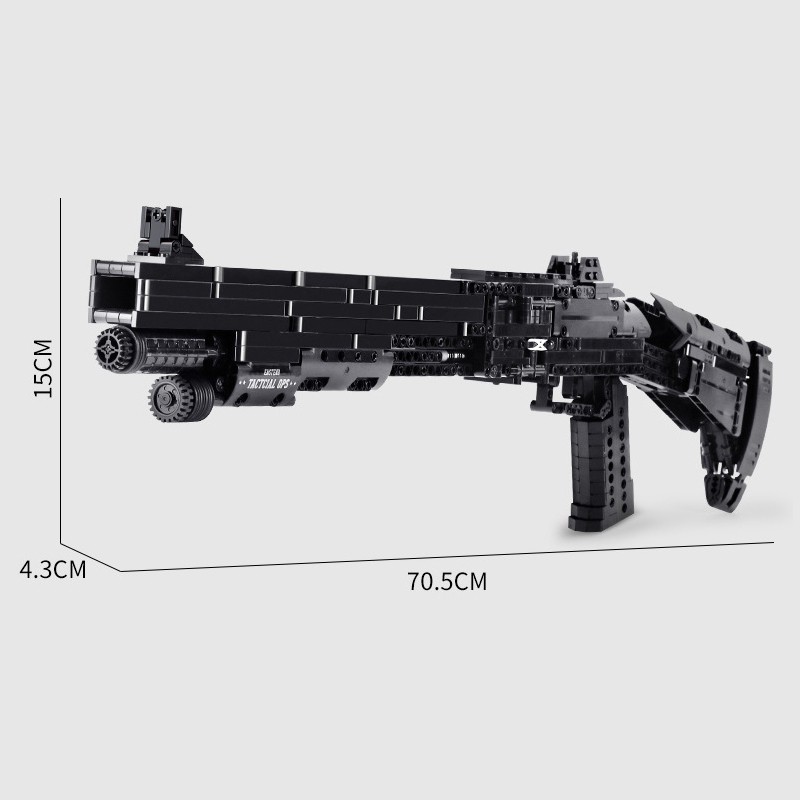 Đồ Chơi Lắp Ghép Lego, Lắp Ráp Mô Hình Benelli M4 Mould King 14003 với 1061+ mảnh ghép