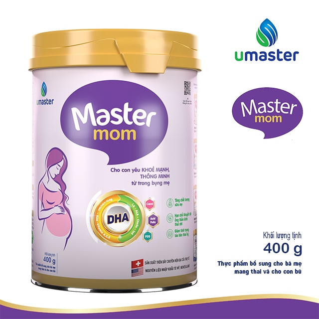 Sữa bột Umaster dành cho mẹ bầu - Master Mom - 400gr