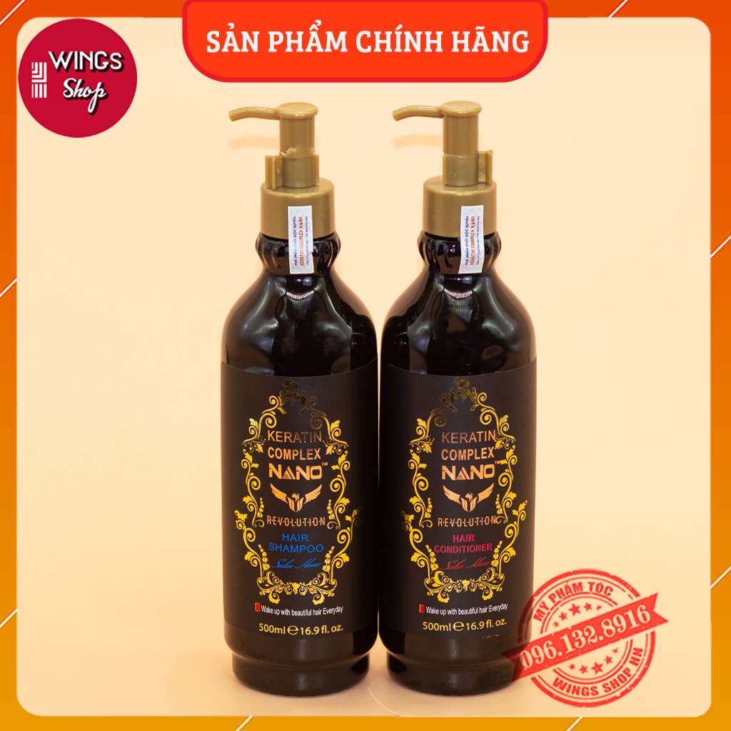 [CHÍNH HÃNG]🛑 FreeShip🛑Cặp Dầu Gội-Xả Keratin Complex Nano 500ML | Tóc Hết Gàu, Hết Khô Xơ, Hết Rụng | Hàng Chính Hãng