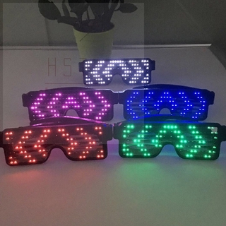 1 Kính Mát Gắn Đèn Led 8 Kiểu