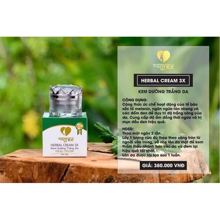 Kem face 3X Yody White Phương Anh - Kem dưỡng trắng da ban ngày | BigBuy360 - bigbuy360.vn