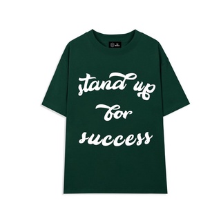 Áo thun mable stand up for success - green - sale