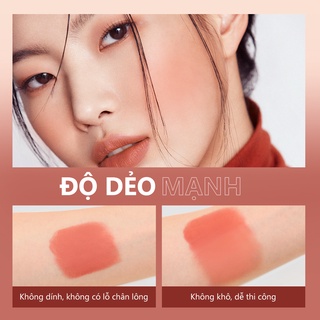 Phấn má hồng dạng thỏi O.TWO.O cấp ẩm với 6 màu lựa chọn