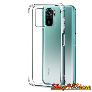 Ốp lưng silicon Xiaomi Redmi Note 10 / Note 10 pro trong suốt