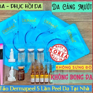 Bộ Vi Tảo Trứng Cá Tuyết Derma peel+ - Combo Trẻ Hóa Làn Da - KHÔNG GÂY BONG DA - Tùy Chọn NẠ
