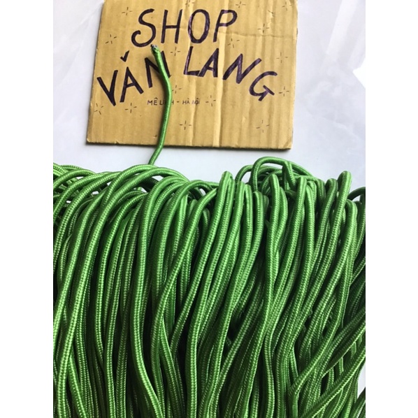 Dây Dù Xanh Tròn 7li Chịu Lực Dùng Buộc Đồ, Leo Núi, Cắm Trại…