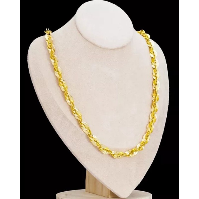 Dây chuyền nữ mạ vàng 24k mẫu phụng cực đẹp Lokalo Shop - Mang đi chơi, đi tiệc rất đẹp - 01.070822