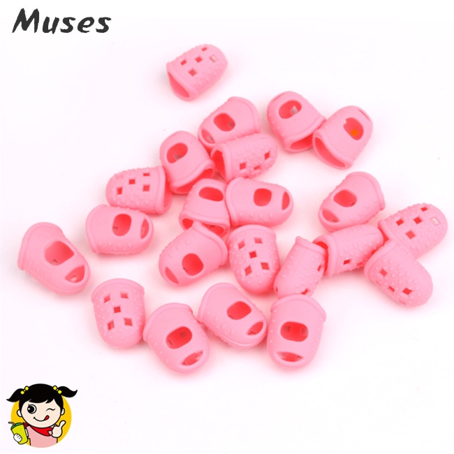 Set 5 nắp Silicone nhiều màu đeo bảo vệ đầu ngón tay tiện dụng chơi đàn ghi ta